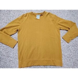 Jungmaven Sweatshirt XL Yellow Mustard Hemp Organic Cotton Crewneck USA